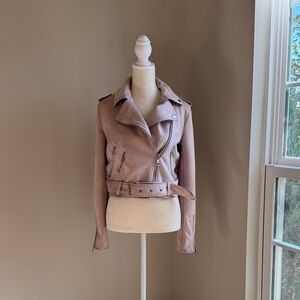 Forever 21 Women's Pink Suede Jacket